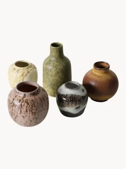 Set de jarrones artesanales 70's, 5 uds.