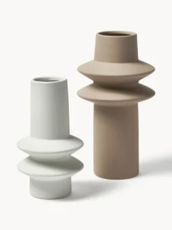 Set de jarrones de gres Isen, 2 uds.
