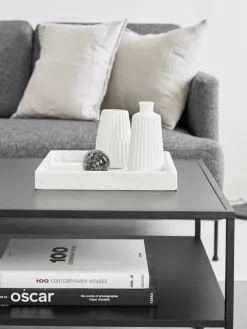 Set de jarrones de porcena con relieve Esko, 2 uds.