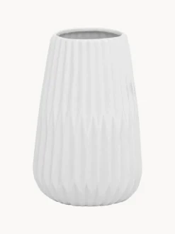 Set de jarrones de porcena con relieve Esko, 2 uds.