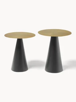 Set de mesas auxiliares de metal Zelda, 2 uds.