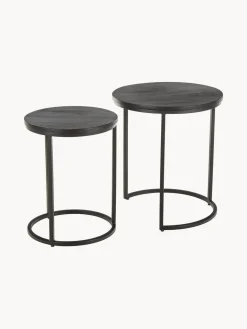 Set de mesas auxiliares de madera de mango Andrew, 2 uds.