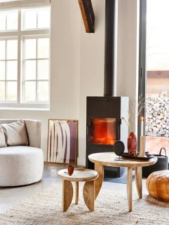 Set de mesas auxiliares de madera de mango Ella, 2 uds.