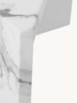 Set de mesas de centro en look mármol Vilma, 2 uds.