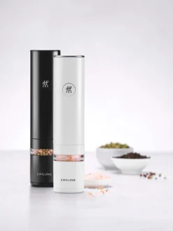 Set de molinillos eléctrico de sal y pimienta Enfinigy, 2 uds.