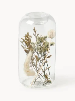 Set de portavelas con flores secas Eleonora, 2 uds.