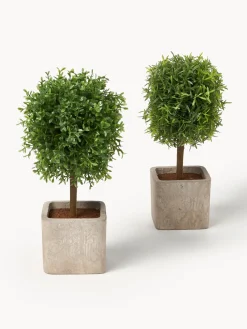 Set de árboles artificiales artesanales Moni, 2 uds.