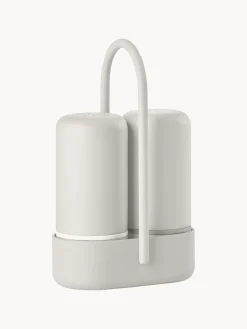 Set de salero y pimentero Singles Warm Grey, 3 piezas