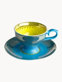 Set de tazas de espresso con platitos Grandma, 4 uds.