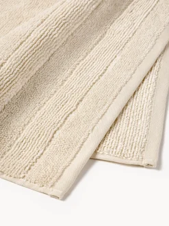 Set de toallas con borde a rayas Luxe, tamaños diferentes