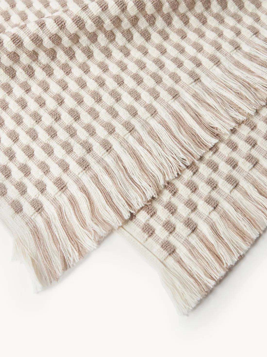 Set de toallas texturizadas Yara, tamaños diferentes