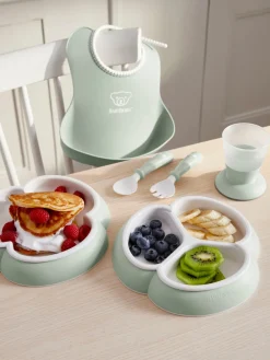 Set de vajilla infantil Bliss con babero, 8 pzas.