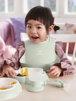 Set de vajilla infantil Bliss con babero, 8 pzas.