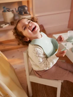 Set de vajilla infantil Bliss con babero, 8 pzas.