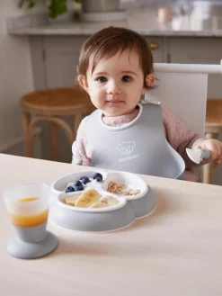 Set de vajilla infantil Bliss con babero, 4 pzas.