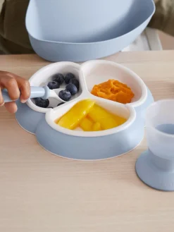 Set de vajilla infantil Bliss con babero, 4 pzas.