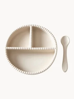 Set de vajilla infantil de silicona Bubble, 2 uds.