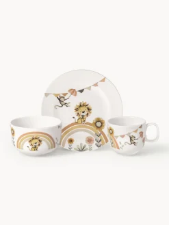Set de vajilla infantil Roar like a Lion, 1 comensal (3 pzas.)