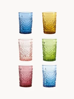 Set de vasos artesanales Provenzale, 6 uds.