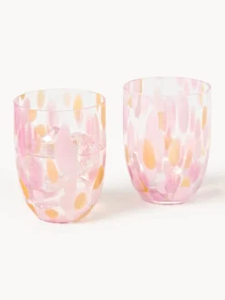 Set de vasos soplados Big Confetti, 6 uds.