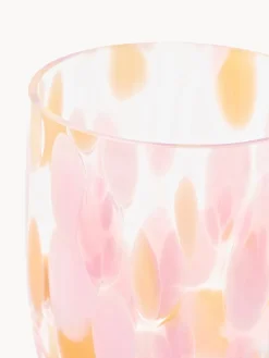 Set de vasos soplados Big Confetti, 6 uds.