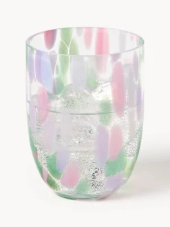 Set de vasos soplados Big Confetti, 6 uds.