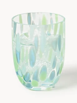 Set de vasos soplados Big Confetti, 6 uds.