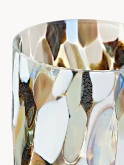 Set de vasos soplados Big Confetti, 6 uds.