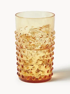 Set de vasos soplaos Hobnail, 6 uds.