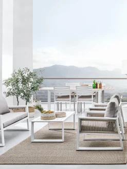 Set lounge de exterior Captiva, 4 pzas.