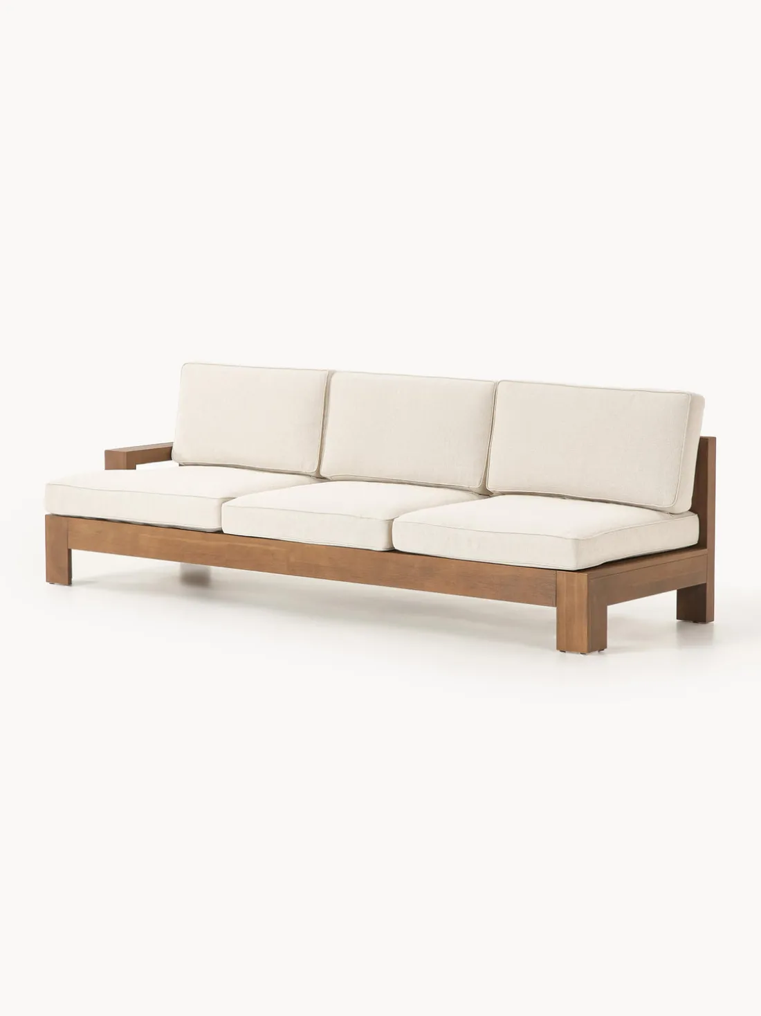 Set lounge modular para exterior de madera de acacia Joshua, 4 pzas.
