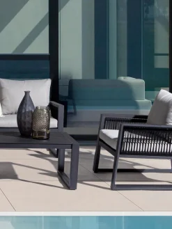 Set lounge para exterior Captiva, 4 pzas.