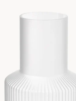 Set pequeño de jarra de agua soplada con vaso Ripple, 2 pzas.