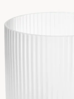 Set pequeño de jarra de agua soplada con vaso Ripple, 2 pzas.