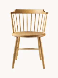 Silla artesanal de madera de roble J18