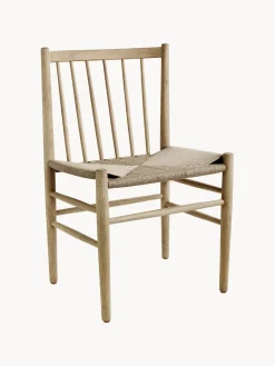 Silla artesanal de madera de roble J80