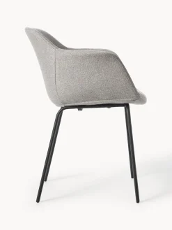 Silla con asiento estrecho y reposabrazos Fiji