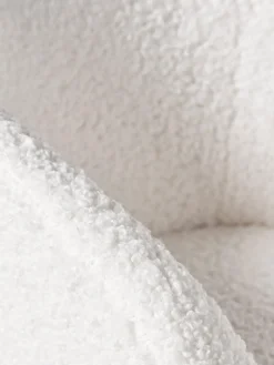 Silla de escritorio de borreguillo Emmie, altura regulable