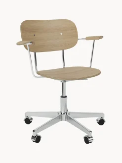 Silla de escritorio de madera Co, altura regulable