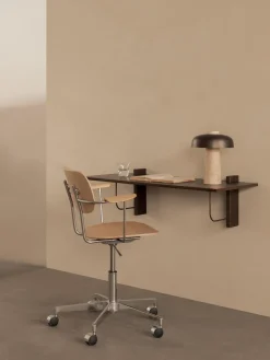 Silla de escritorio de madera Co, altura regulable