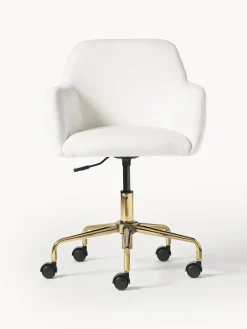Silla de escritorio de terciopelo Lucie