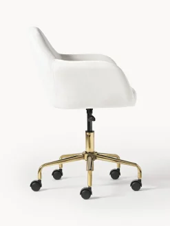 Silla de escritorio de terciopelo Lucie