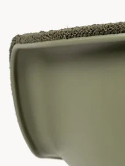 Silla de escritorio en tejido bouclé Albert, regulable en altura