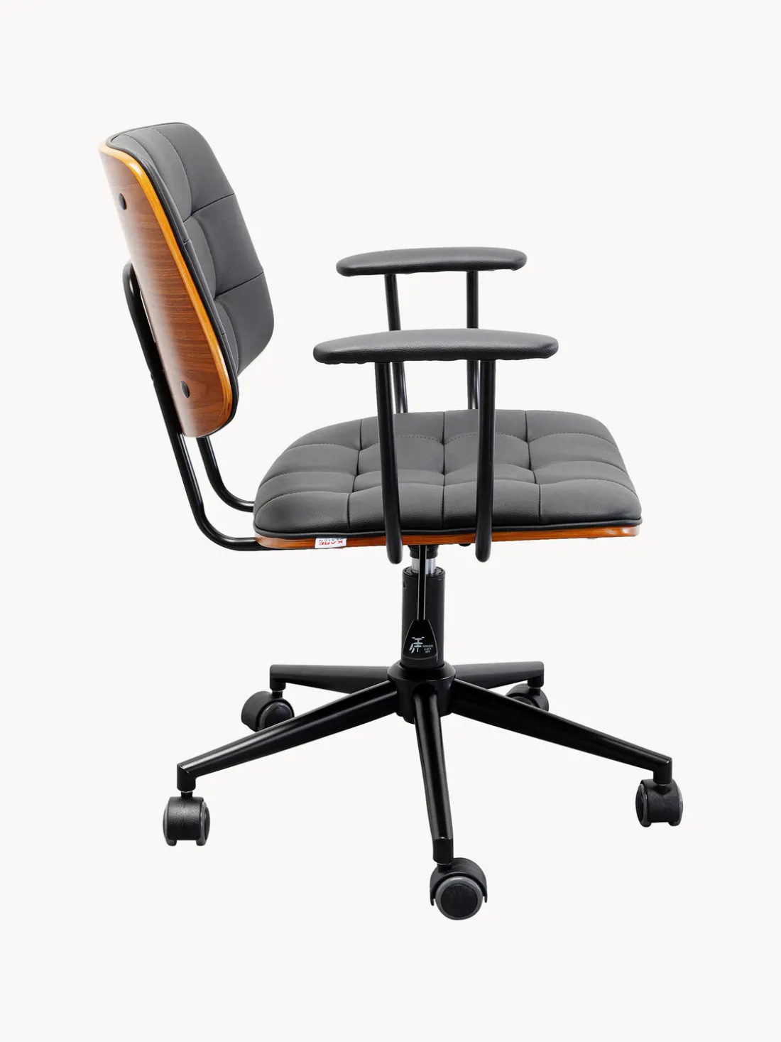 Silla de escritorio giratoria Nelly, altura regulable