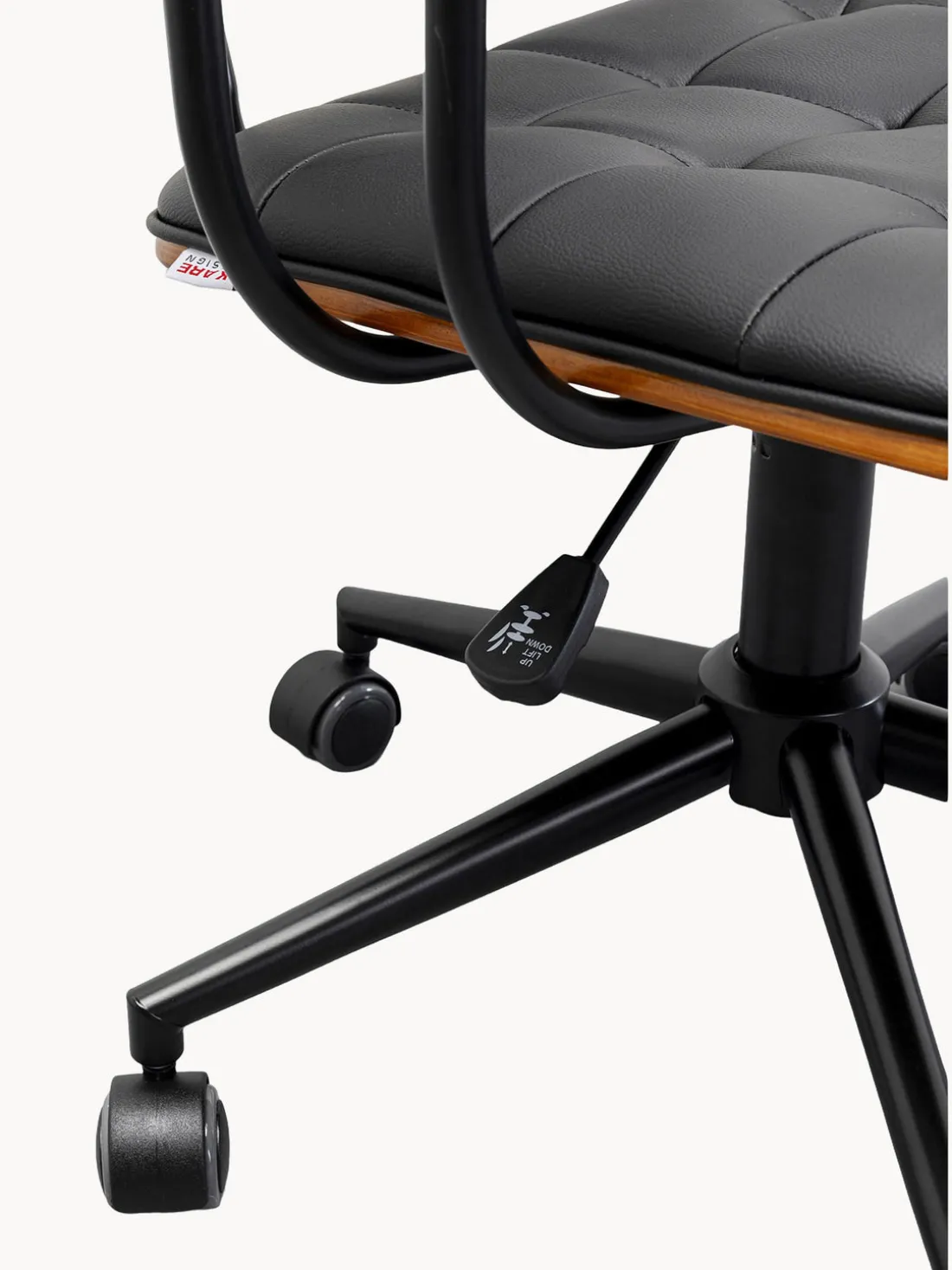 Silla de escritorio giratoria Nelly, altura regulable