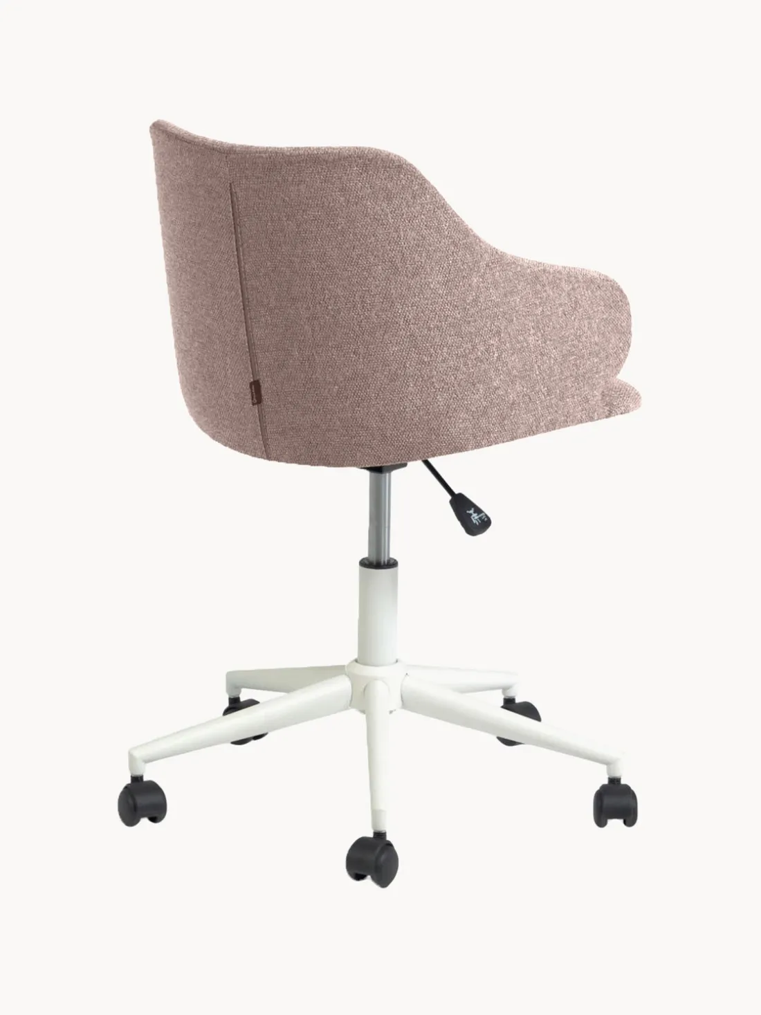 Silla de escritorio tapizada regulable en altura Einara