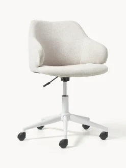 Silla de escritorio tapizada regulable en altura Einara