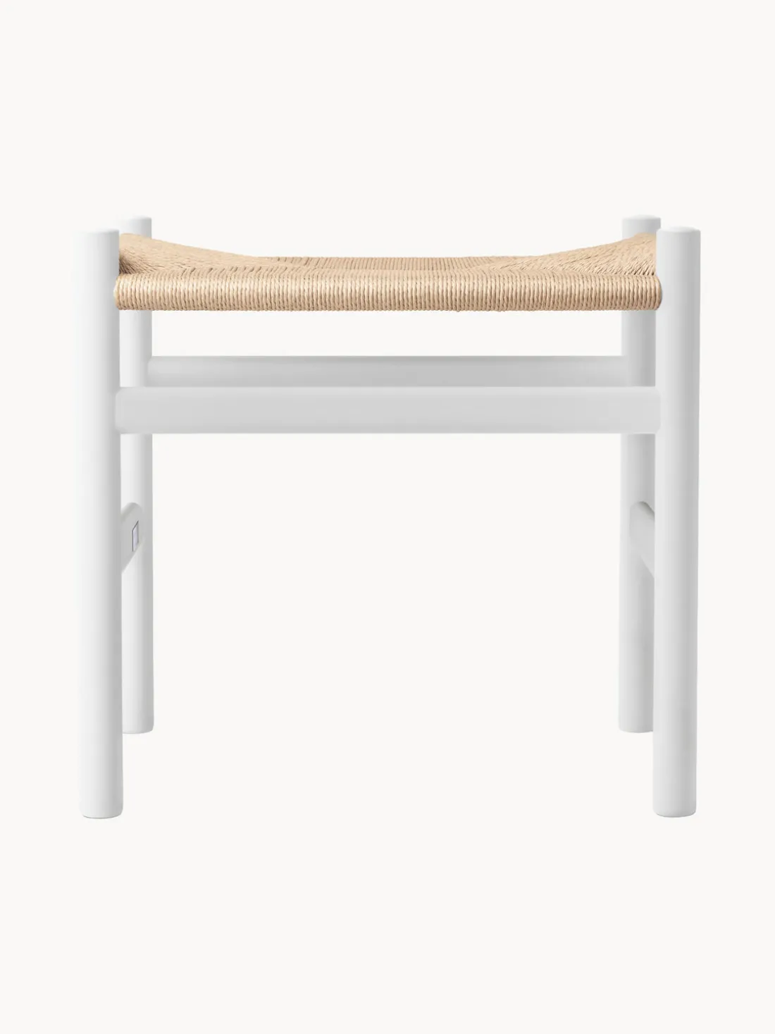 Silla de madera con asiento tejido a mano CH36