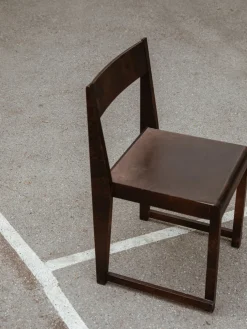 Silla de madera de abedul 01