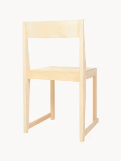Silla de madera de abedul 01